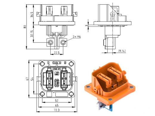 รายละเอียดของขั้วต่อไฟฟ้า YGEV5 Series